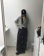 迷彩 厚磅 工裝 降落傘 彎刀褲 / 2色 - WHATEVER STUDIO