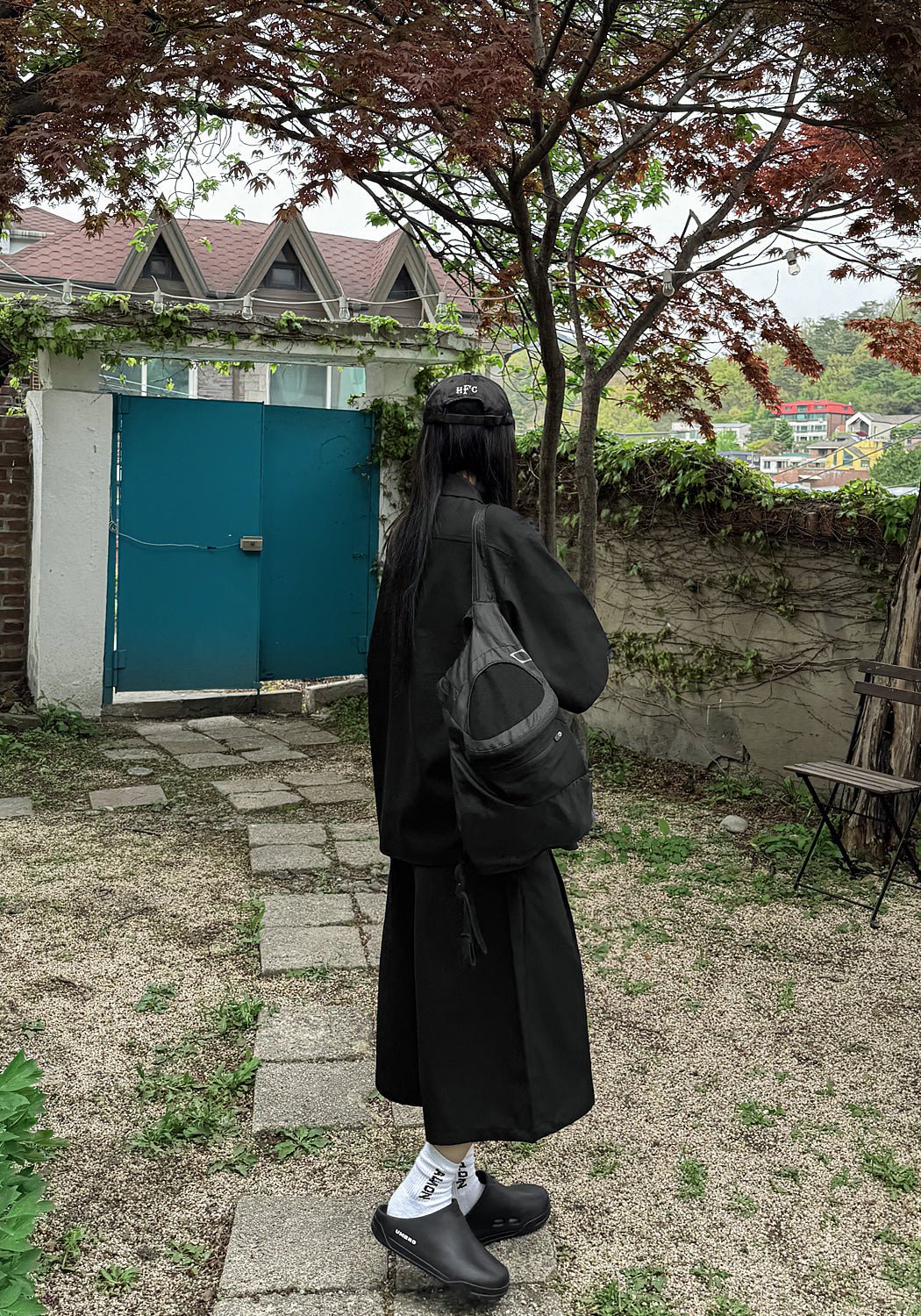 涼感 亞麻 輕正裝 五分袖 西裝外套 / 2色 - WHATEVER STUDIO