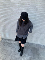 毛呢 質感 英倫風 報童帽 / 2色 - WHATEVER STUDIO