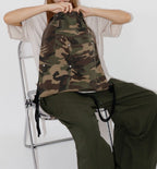 迷彩束口後背包