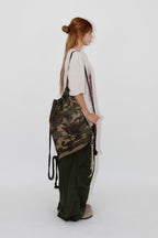 迷彩束口後背包