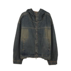 3TAP復古做舊牛仔連帽外套 / 2色