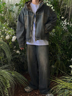 3TAP復古做舊牛仔褲 / 2色