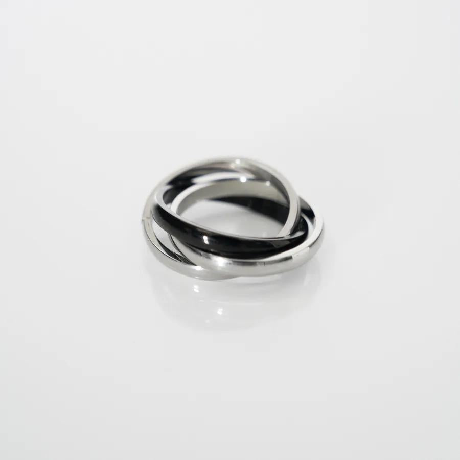 316L Triple Surgical Steel Ring / 2色
