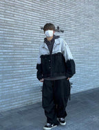 街頭 漸層 水洗 牛仔 外套