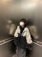 街頭 漸層 水洗 牛仔 外套