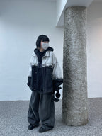 街頭 漸層 水洗 牛仔 外套