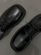 【增高5cm】韓國 牛皮 增高 厚底 德比 皮鞋