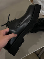 【增高5cm】韓國 牛皮 增高 厚底 德比 皮鞋