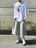 貓咪 摘星 印花 長袖 T恤 / 3色