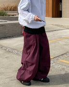 斜紋布 降落傘 氣球 工裝 長褲 / 5色