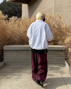 斜紋布 降落傘 氣球 工裝 長褲 / 5色