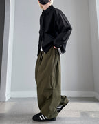 斜紋布 降落傘 氣球 工裝 長褲 / 5色