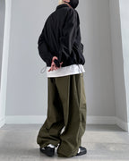 斜紋布 降落傘 氣球 工裝 長褲 / 5色