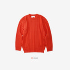 簡約 羅紋 圓領 針織 上衣 / 6色