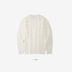 簡約 羅紋 圓領 針織 上衣 / 6色