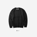 簡約 羅紋 圓領 針織 上衣 / 6色