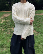 簡約 羅紋 圓領 針織 上衣 / 6色