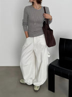 輕奢 質感 霧面 絨面革 麂皮 單肩 托特包 / 3色