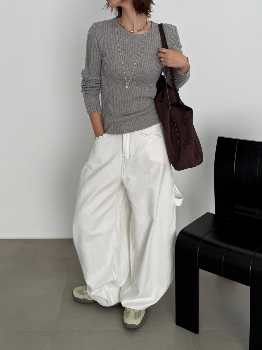 輕奢 質感 霧面 絨面革 麂皮 單肩 托特包 / 3色