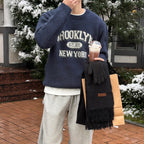 BROOKLYN 圓領 羊毛 針織 毛衣 / 6色