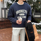 BROOKLYN 圓領 羊毛 針織 毛衣 / 6色