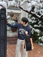 BROOKLYN 圓領 羊毛 針織 毛衣 / 6色