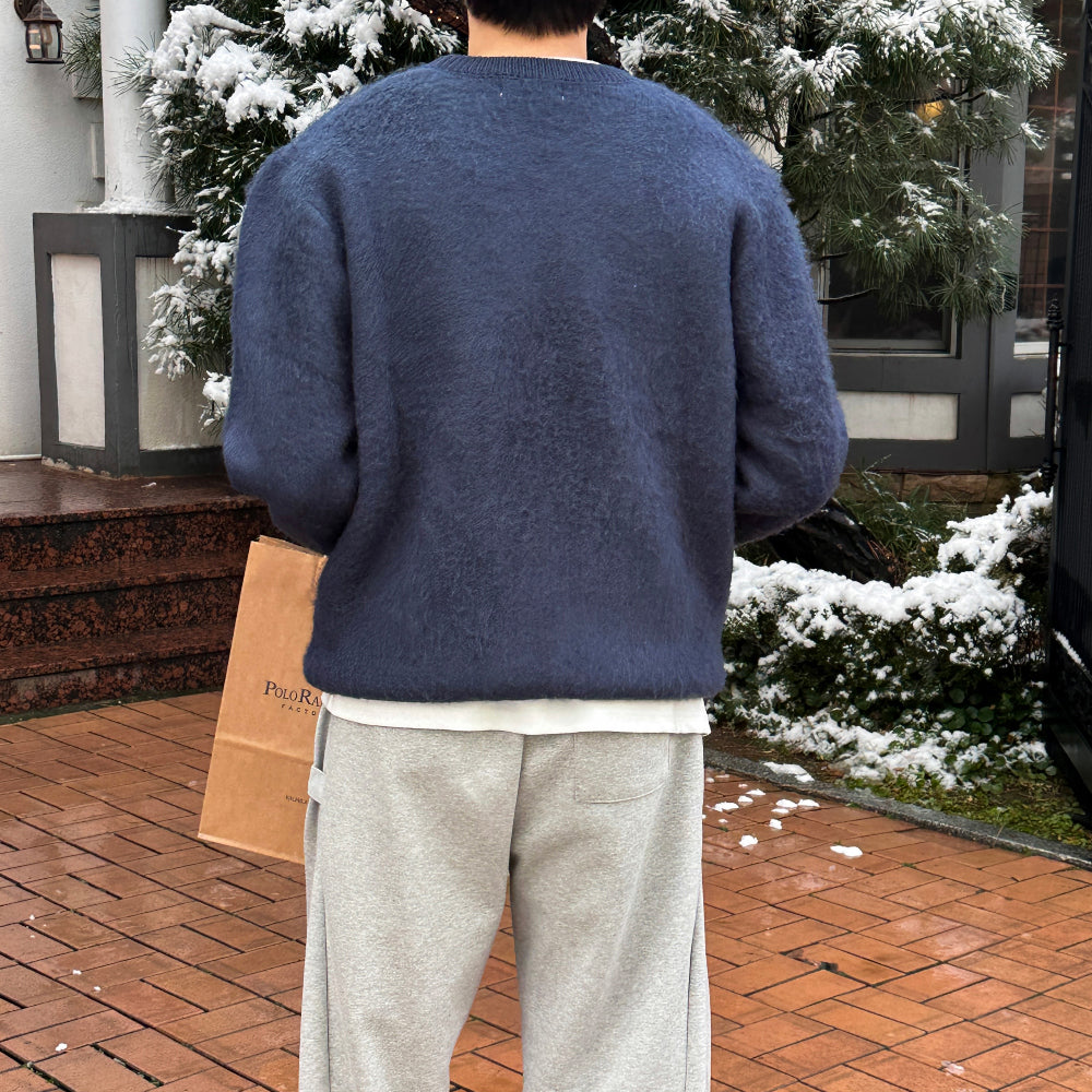 BROOKLYN 圓領 羊毛 針織 毛衣 / 6色