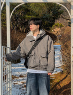 燈芯絨 刷毛 連帽 外套 / 3色