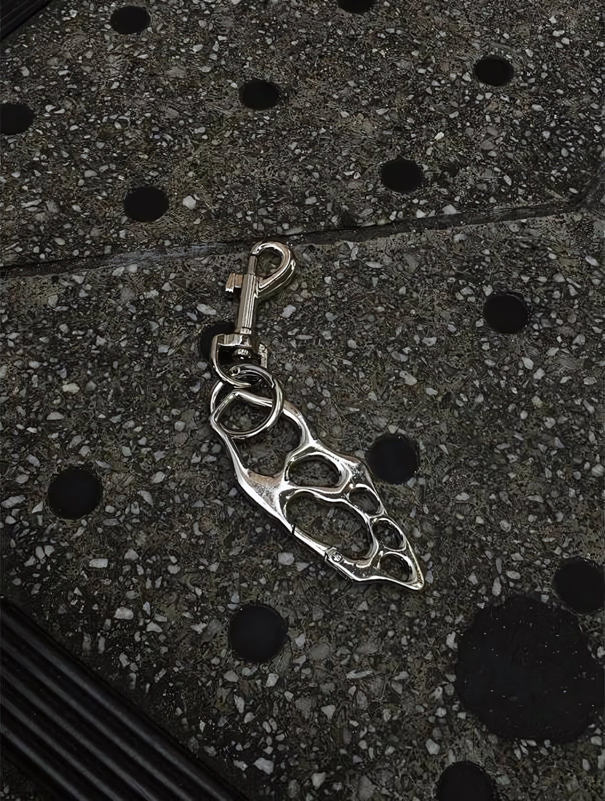 Hollow Skeleton Metal Keychain