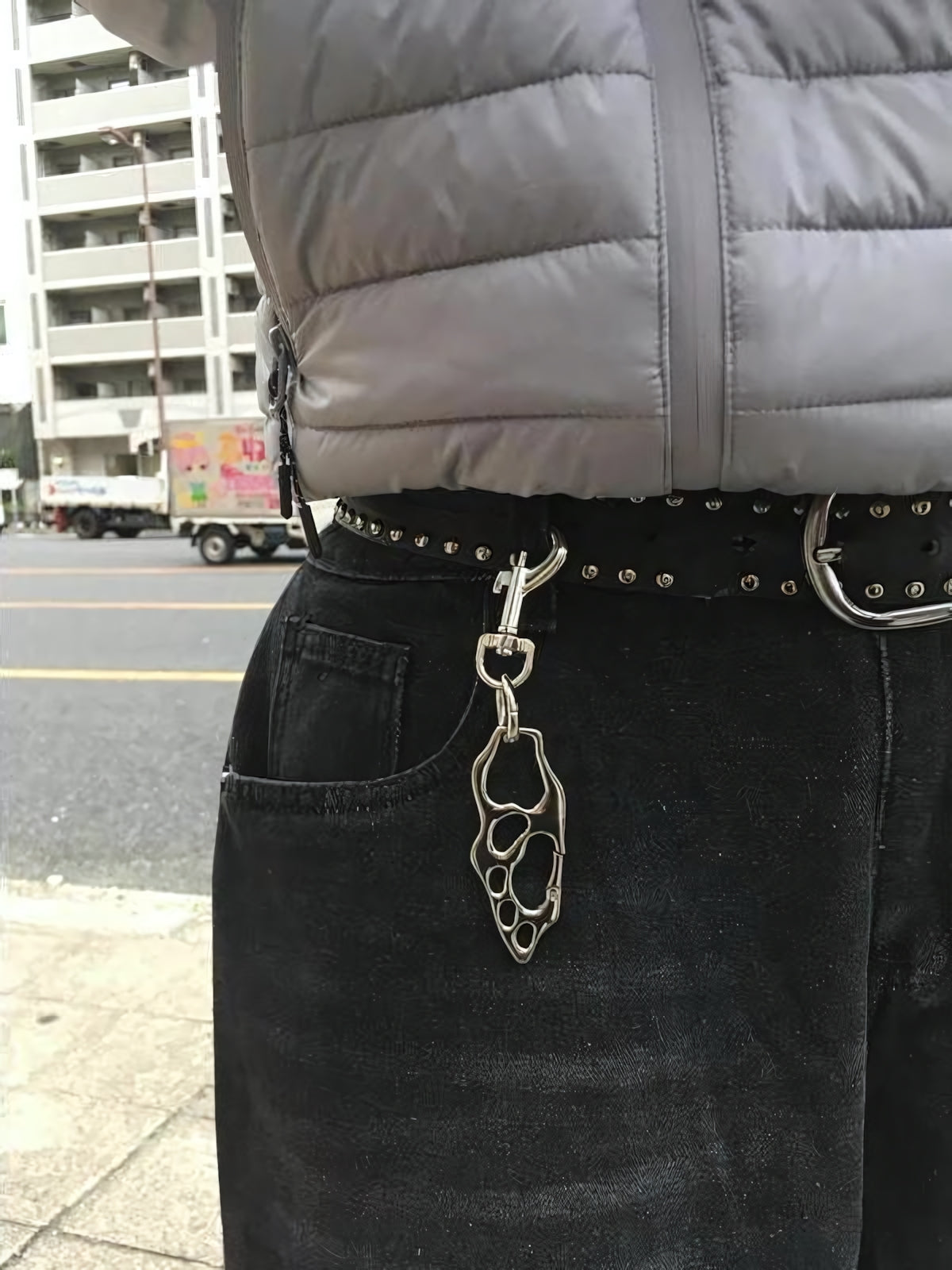 Hollow Skeleton Metal Keychain