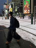 韓系 街頭 字母 馬海毛 針織毛衣 / 3色