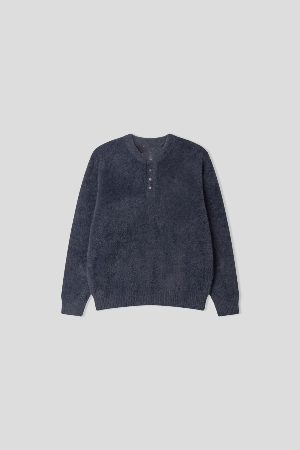 簡約 質感 馬海毛 亨利領 針織衫 / 6色