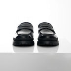 【增高4.5cm】經典 黑色 厚底 樂福鞋