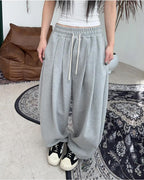 立體剪裁 雙褶 氣球 抽繩 棉褲 / 6色