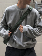 Premium 短寬 水洗 大學T / 4色