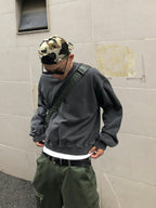 Premium 短寬 水洗 大學T / 4色