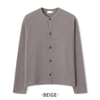 基本款 簡約 圓領 針織 開襟衫 / 10色