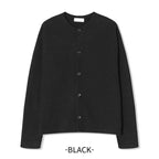 基本款 簡約 圓領 針織 開襟衫 / 10色