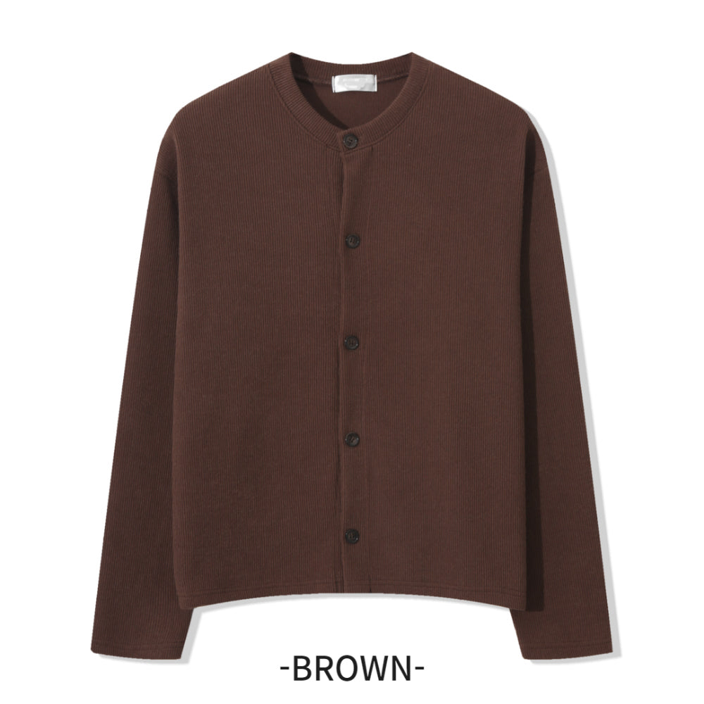 基本款 簡約 圓領 針織 開襟衫 / 10色