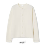 基本款 簡約 圓領 針織 開襟衫 / 10色