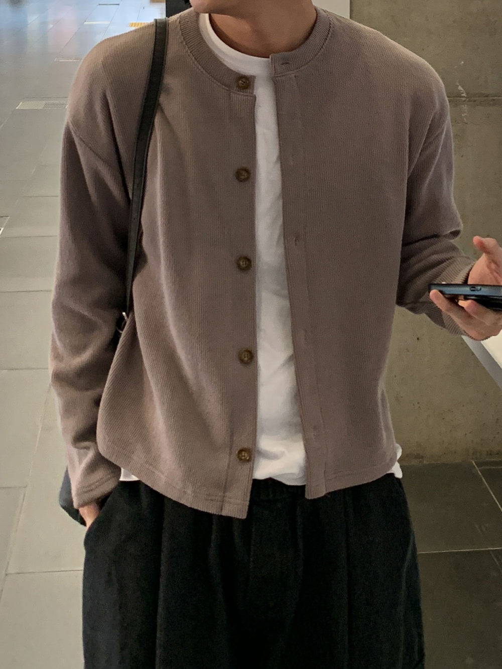 基本款 簡約 圓領 針織 開襟衫 / 10色