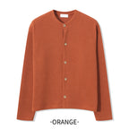 基本款 簡約 圓領 針織 開襟衫 / 10色