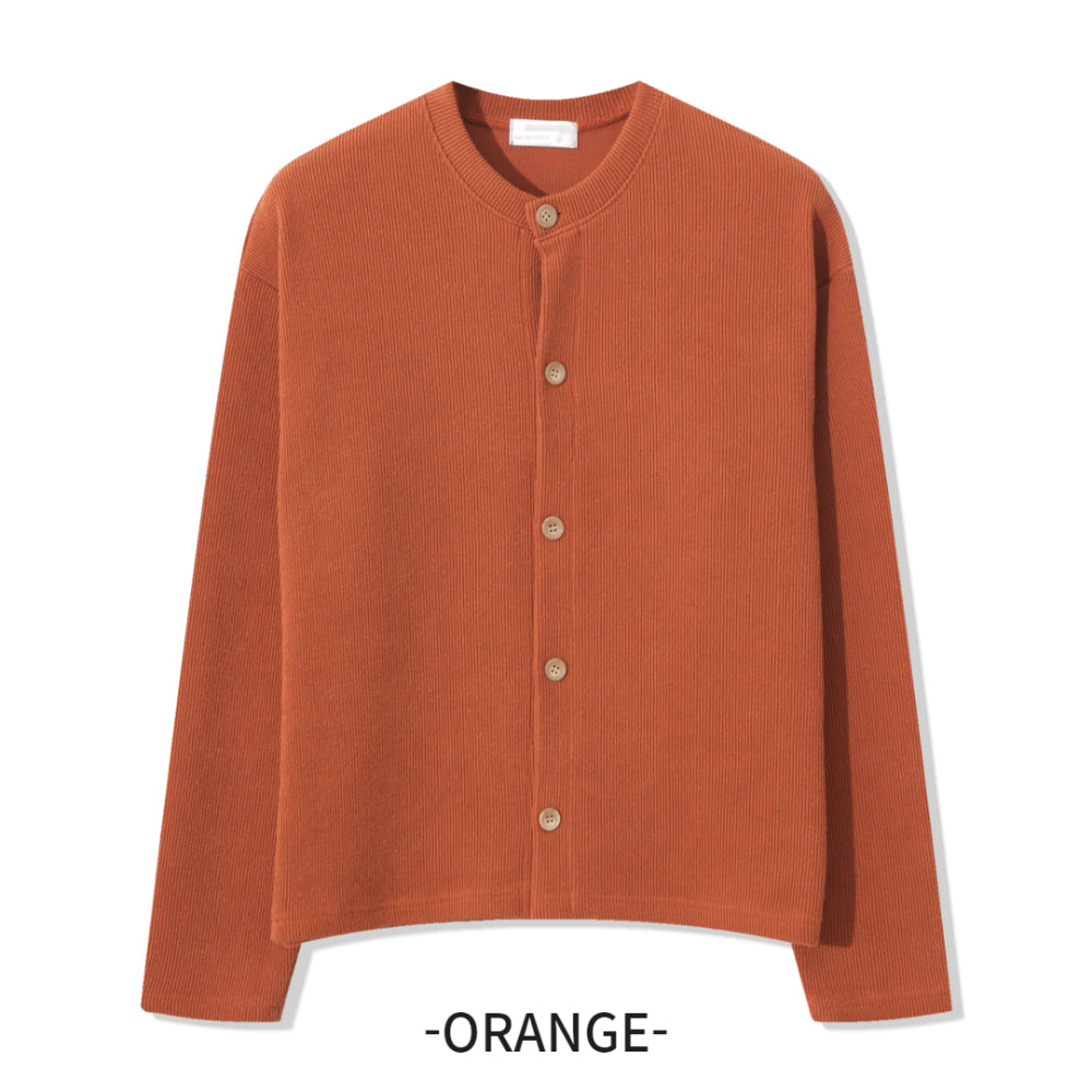 基本款 簡約 圓領 針織 開襟衫 / 10色