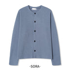 基本款 簡約 圓領 針織 開襟衫 / 10色