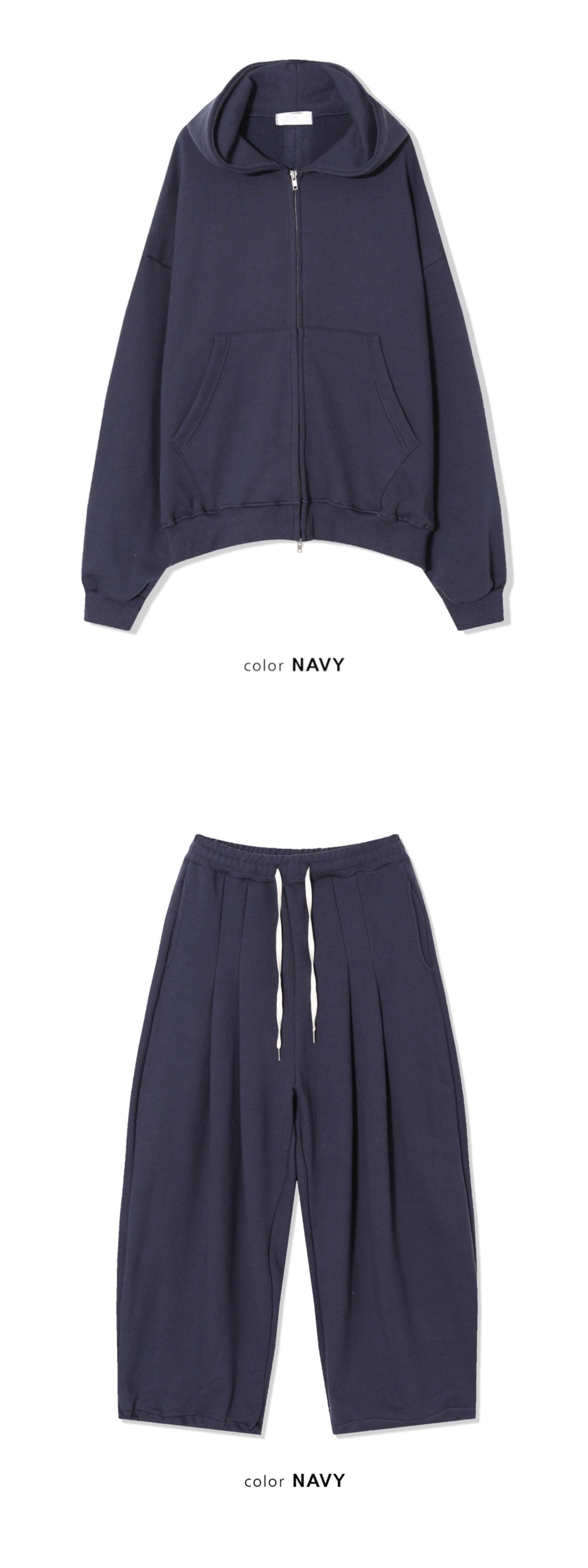 【可拆買】TXT崔然竣同款 慵懶 雙拉鍊 套裝 / 5色