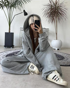 【可拆買】TXT崔然竣同款 慵懶 雙拉鍊 套裝 / 5色