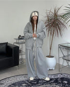 【可拆買】TXT崔然竣同款 慵懶 雙拉鍊 套裝 / 5色