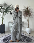 【可拆買】TXT崔然竣同款 慵懶 雙拉鍊 套裝 / 5色