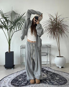 【可拆買】TXT崔然竣同款 慵懶 雙拉鍊 套裝 / 5色